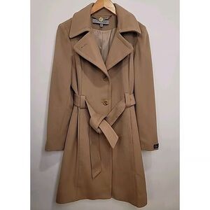 Loro Piana Camel Trench Coat with Belt